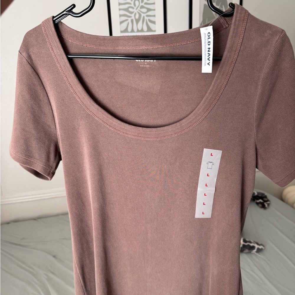 Old Navy Brown Short Sleeve Tee
